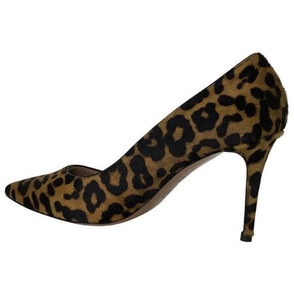 Veronica Beard Leopard Print Heels - Picture 7 of 10